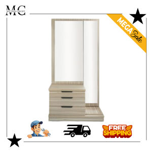 🔥【LOCAL SELLER】🔥Jane Dressing Table With Full View Sliding Mirror