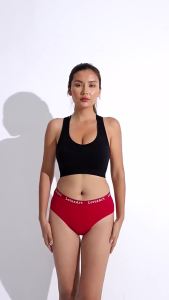 Đồ lót nữ ngoại thương kích thước lớn quần lót nữ eo cao bán buôn xuyên biên giới đồ lót cotton nguyên chất kích thước lớn cho mùa hè