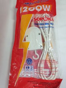 Ổ Cắm Điện 2 ổ cắm Có Móc Treo SOPOKA Chịu Tải 1200W - Dài 2.5m/4.5m