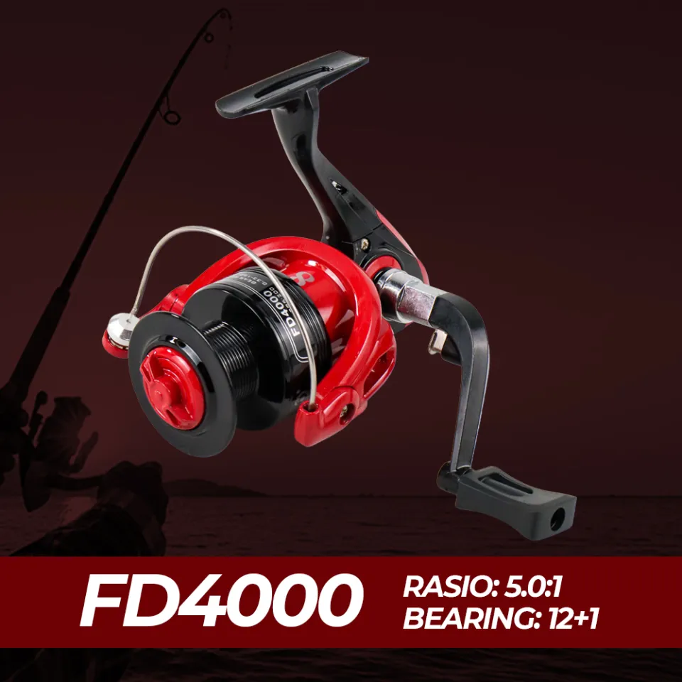 Jual Reel Pancing Spinning Fishing Reel 14+1 Ball Bearing Rasio Gear 5.5:1  - Jakarta Timur - Shopingrub