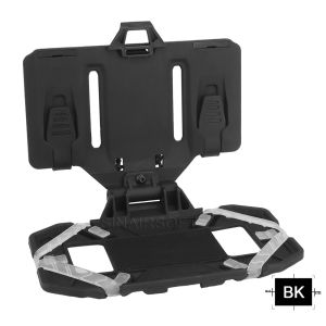 SINAIRSOFT Tactical Foldable Mobile Phone Navigation Board MOLLE Stand Outdoor Sports Cycling Foldable Mobile Phone Storage Carrier