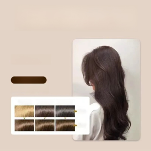 Plant Extract Petal Hair Coloring Shampoo Gentle Formula Dyeing Cream Non-Stimulation Hair Color