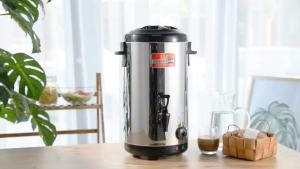 LZD  Winas Electric Heating Milk Tea Bucket Commercial Stainless Steel Insulated Barrel Milk Tea Shop Heating Barrel Boiled Water Bucket Water Boiling Barrel