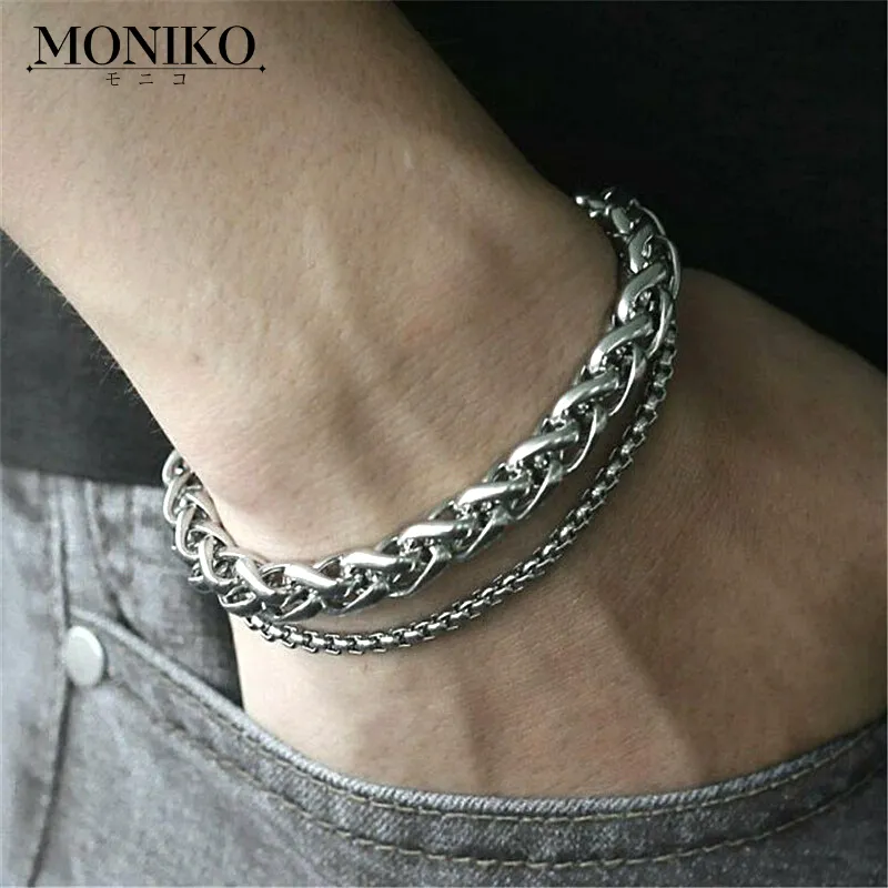 Moniko Lucky Silver PH Genuine 92.5 Italy Silver Bracelet 925 silver  bracelet Plated Fashion for men
