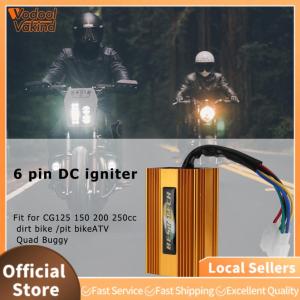【Vakind】6Pin DC CDI for CG125 150 200 250cc Dirt Pit Bike ATV Quad with High-Performance Ignition Coil for Improved Starting and Running