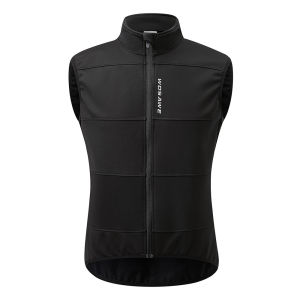 WOSAWE Men Cycling Vest Winter Windproof Waterproof Fleece Thermal Sports Bike Sleeveless Tops