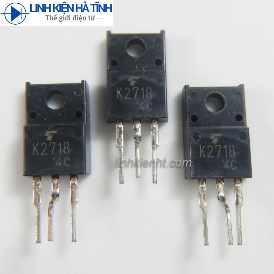 MOSFET K2718 2SK2718 TO-220 2.5A 900V (Kênh N)-AG7