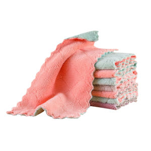 ผ้าเช็ดจาน ผ้าเช็ดมือ ใช้ทําความสะอาดได้หลากหลาย ผ้าใช้ในห้องครัว ผ้าเช็ดแก้ว ผ้าเช็ดแห้ง ซักทําความสะอาดง่าย ผ้าซับน้ํา ผ้าเนื้อดี