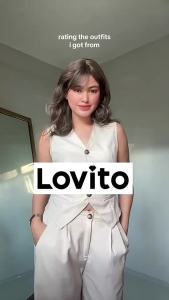 Shipped from China [2025]Lovito Casual Tank Top Plain Pleated V Neck Sleeveless Crop Tops for Women L53AD013 (Multi-color)