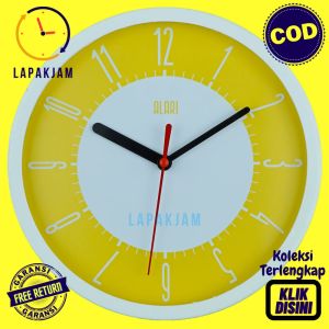 Jam Dinding Analog Dekorasi Dinding Minimalis Unik Besar Alari AL1187 Green Keren BestSeller