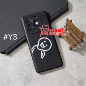 Case Infinix Zero 40 4G Infinix Zero 30 4G Infinix Zero 30 5G Infinix Zero Ultra Silikon Macaron Black Softcase Funny Lucu MAC#Y