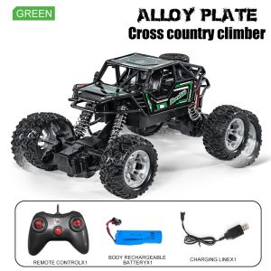 [LOCAL SELLER] Explore Off-Road Adventures with 1:16 Scale 4WD Alloy Body RC Rock Crawler - Remote Control Monster Truck for Thrilling Action