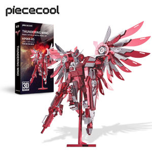 Piececool 3D Metal Puzzles for AdultsThundering Wings Mecha Model Kits Gift for Teens Kids
