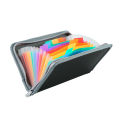 Coupon Organiser, Zipper Coupon Currency Organiser With 13 Compartments Zip Document Organiser. 