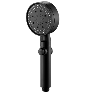 High Pressure Shower Head 5 Modes Adjustable Showerheads with 1.5m Hose Water Saving One-Key Stop Spray Nozzle Bathroom Showerhead Accessories