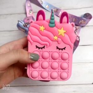 Tas Selempang Pop it Unicorn: Tas Selempang Berkualitas Tinggi untuk Anak