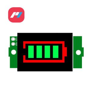 Module Hiển Thị Dung Lượng Pin Lithium ắc quy 1S–8S 3.7V – LED Báo Pin 4 Mức kiểm tra xe điện...