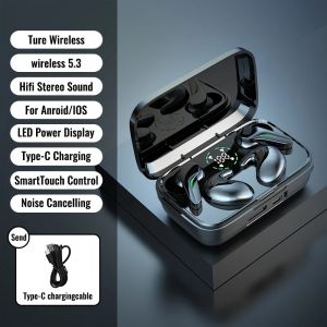 NEW TWS Wireless Headphones Noise Canceling Earbuds Bluetooth 5.3 Earphones HD Stereo Sports Waterproof Headsets With Mic