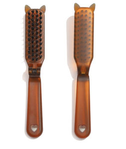 Narrow Teeth Pig Bristle Comb Portable Folding Comb Anti-Static Bristle Portable Small Comb Men Women Special Massage Comb猪鬃毛梳子