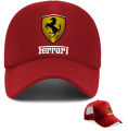 Ferrari Mesh Cap Trucker Cap Snap Back Baseball Cap  For Men & Women Cap3. 