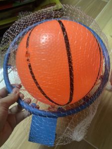 Bộ đồ chơi ném bóng rổ treo tường túi lưới bằng nhựa(msp1038)