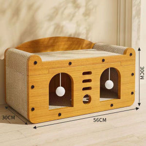 Wooden Cat Villa Cat House Cat Scratching Cat Bed Wear-resistant Four Seasons Scratch-resistant Cat Climbing Frame Cat Toy
