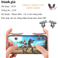 Nút kẹp điện thoại GADO nút bắn game PUBG hỗ trợ 4 ngón chơi game tiêu diệt đối thủ nhanh.