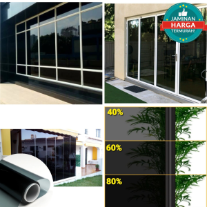 Stiker Kaca FIlm RIben Anti UV Kaca jendela Rumah / Kantor