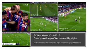 FC Barcelona Champions League Tournament Video Highlights Andres Messi 2014- 2015 National Football Team Sports Videos MP4 File Collection in 32GB Flash Drive Plus Free Surprise Gift Plus Free Android OTG Connector