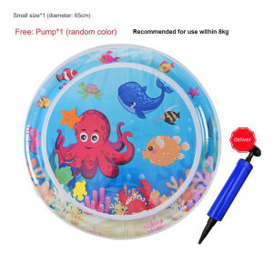 Hot💥Pet Play Water Mat Water Fillable and Inflatable Cat Interactive Water Mat Universal Patting Mat for Cats and Dogs Dog Cooling Mat Childrens Climbing Toys Random Color