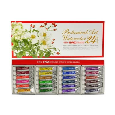 Holbein Artists Watercolor Botanical Art Set 24 5ml Tube Set