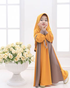 Gamis ANAK CANTIK/LUCU BANGET ZAHRA Fashion Muslim Anak Usia 5-12 TahunDress Wanita viral 2022 / Dress Wanita Kekinian 2022 / Dress / Baju Wanita Pesta / Dress Korea / Korean Style / Pakaian Wanita Model Terbaru 2022 / Dress