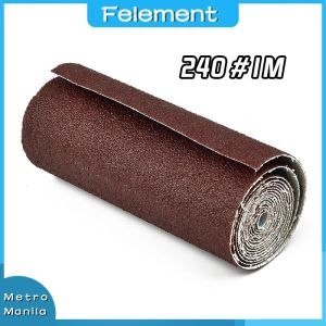 1roll 1m 120/240 Grit Emery Sandpaper Roll Polishing Sandpaper Roll Sand Belt For Metalworking