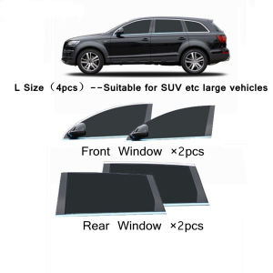 4Pcs Sun Shade Car Mosquito Proof Car Window Sun Shade Net Windsreen Sunshade Car Sunshade Summer SUV/Compact Car BEZZA MYVI VIOS IRIZ SAGA AXIA