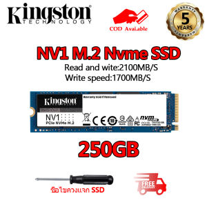 【จัดส่งในพื้นที่】Kingston NV2 NV1 M.2 Nvme SSD (เอสเอสดี）250GB 500GB 1TB 2TB โซลิดสเตตไดรฟ์ PCIe 4.0 2280 สำหรับแล็ปท็อปเดสก์ท็อปพีซ