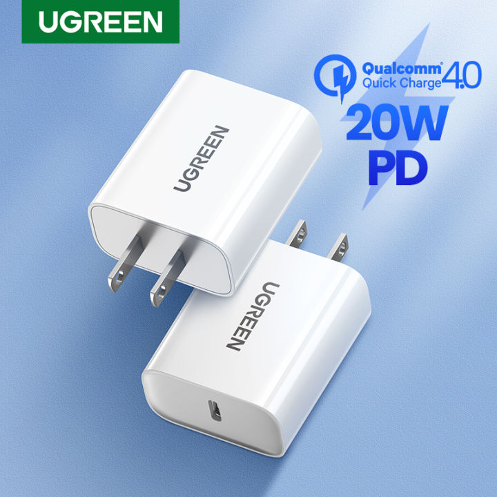UGREEN Original 20W PD for iPhone Charger Adapter Type C for iPhone 16 15 pro max XR 11 12 14 13 Pro max Original Fast Charger Cell Phone Charger Adapter for Samsung S23 S22