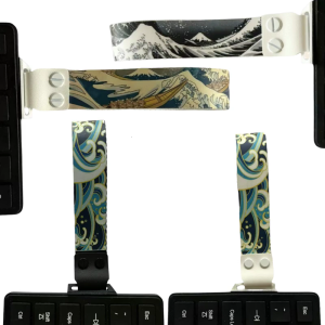 Stylish Woven Keyboards Strap Portable AntiSlip Design Durability Polyester Keyboards Carrying Ribbon For Travel Daily Use