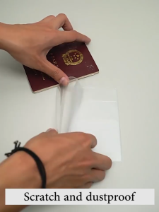 Thickened multi card passport jacket passport cover frosted transparent waterproof passport cover