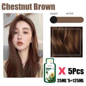 Bubble hair dye in bag Natural Plant Hair Dye Lazy People Bubble Dye Hair Shampoo DIY hair coloring NATURE WITHOUT STIMULATION Hair Dye Natural Plant Scalp Hair Color Covering White Hair Easy-to-wash Easy To Color