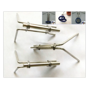 Xi lanh thủy lực Piston Rod Con Dấu U-Cup dụng cụ lắp đặt S Kit Phổ Kim Loại Con Dấu dụng cụ lắp đặt bộ công cụ 3Pcs S M L