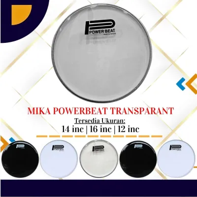 mika powerbeet ukuran 16 inci 40 cm untuk bas apsi dan bas Drum dll bas