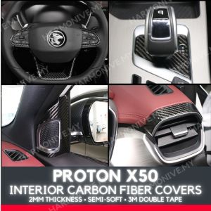 PROTON X70 Carbon Fiber Full Interior Protective Real Carbon Fiber Covers