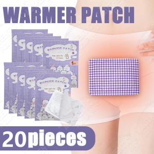 KIMP 20PCS warmer patch Menstrual Cramp Pain Relief Heat Patch Hot Compress Body Warmer Self Heating Adhesive Pad