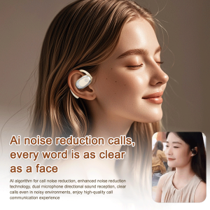 Wireless Headset Ai Noise Reduction Technology Bone Conduction Bluetooth Headset Long Range Chip 耳机