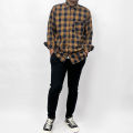 Kemeja Flanel Pria Lengan Panjang Hem Flanel Baju Flanel Kotak Kotak Kain Woll Kualitas Import Woll 100%. 