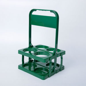 Termaya 4/6 Hole Beer Bottle Carrier Cup Foldable Reusable Drink Holder Durable Cup Organizer Bar Beverage Display Wine Rack