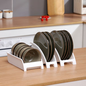 Kitchen Plate Bowl Storage Rack Tableware Draining Rack Cabinet Dishes Holder Multifunctional Organizer Kitchen Supplies