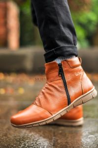 Gudang Sepatu Kulit- Sepatu angkle boots Kulit