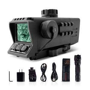 MS32 HD ночного видения винтовка прицел красная точка оптический прицел 7X Zoom охота телескоп ИК голографический прицел TRD10D