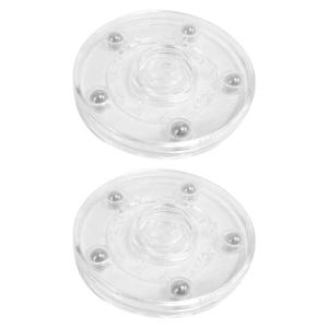 2 cái nhựa trong mâm xoay tổ chức vòng xoay Giá kê đĩa đứng cho phụ kiện để bàn văn phòng nhà cửa